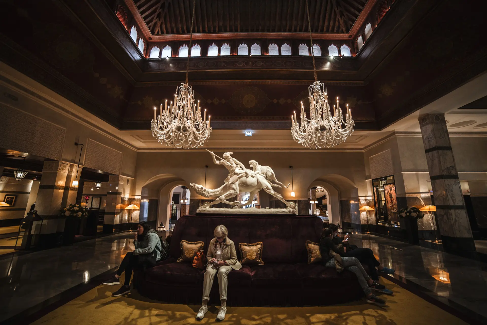 Hotel Lounge Atmosphäre im CorvelliquecrownHaven