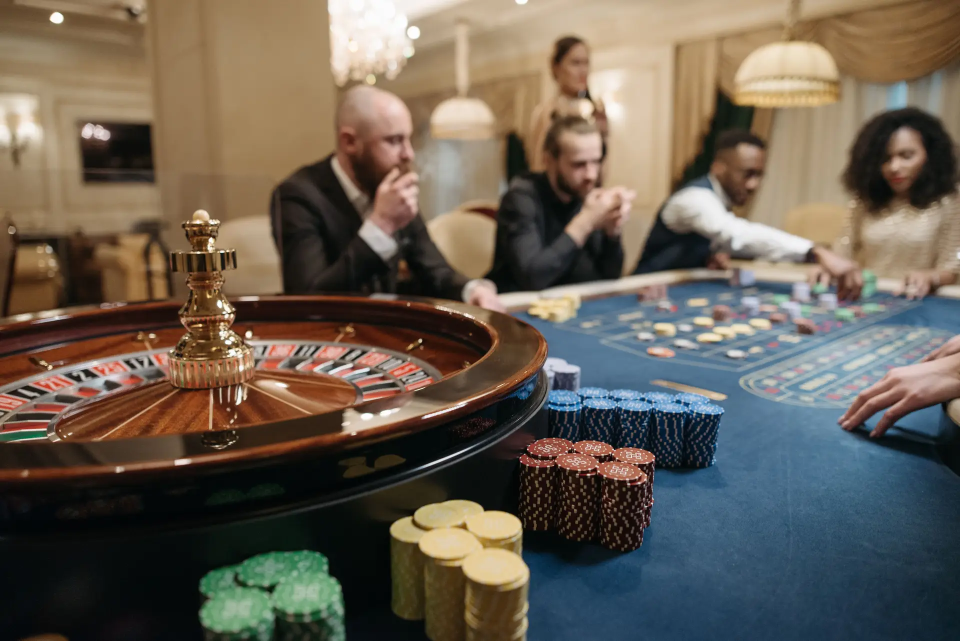 Live Roulette am Abend